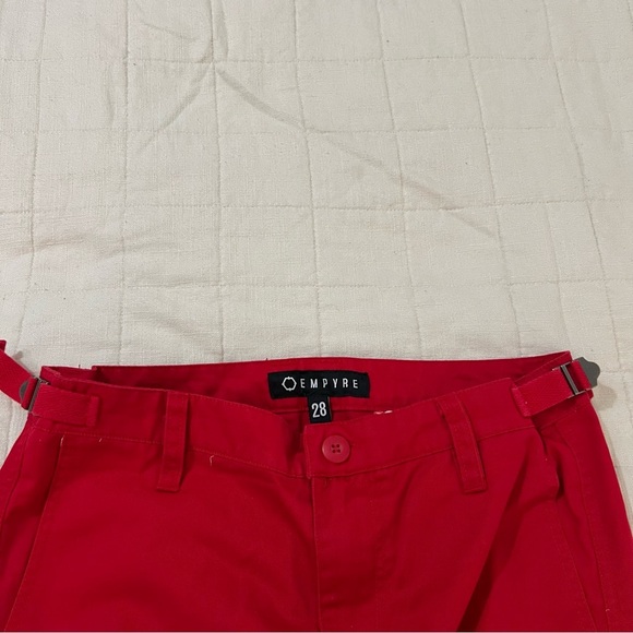 Empyre Red Cargo Pants Size Medium - Picture 5 of 11